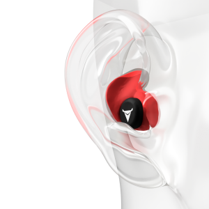 Custom Molded Earplugs RED